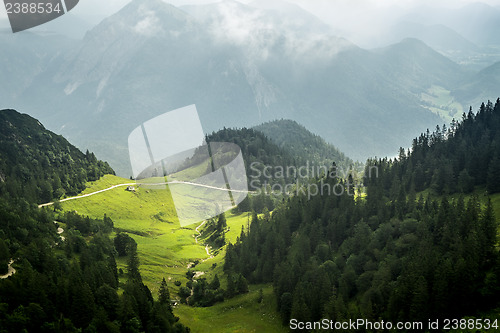 Image of View from Herzogstand Bavaria Germany