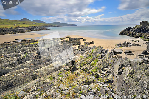 Image of beautiful scenic rural landscape from ireland