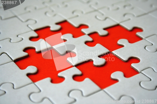 Image of Red jigsaws