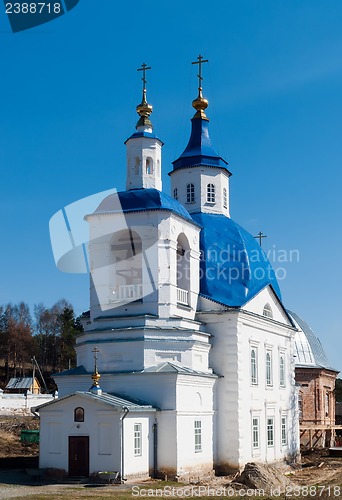 Image of John Predtechi's church. Tobolsk district. Russia