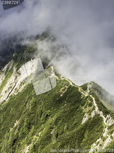 Image of Hiking on a ridge from Herzogstand to Heimgarten