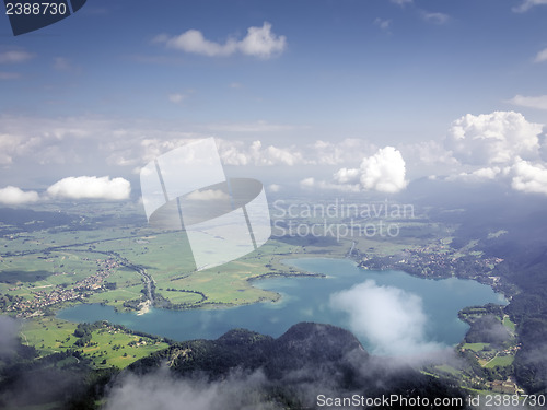 Image of View from Herzogstand to Kochelsee