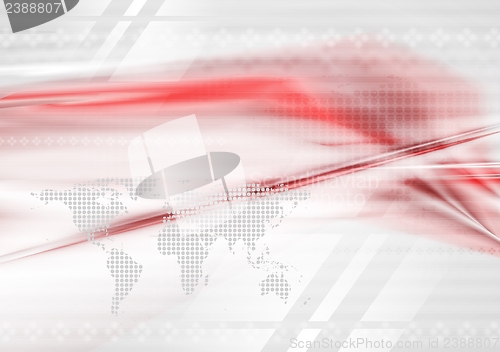 Image of Red and grey technology background