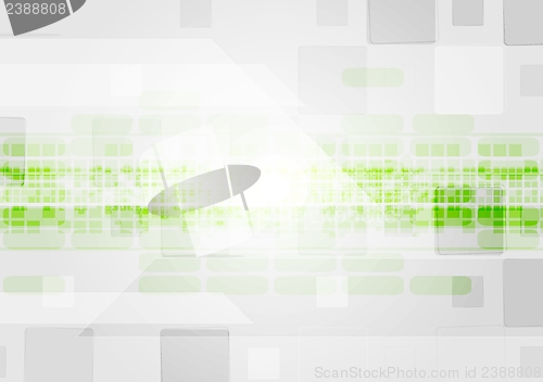 Image of Colourful tech elements on the grey background