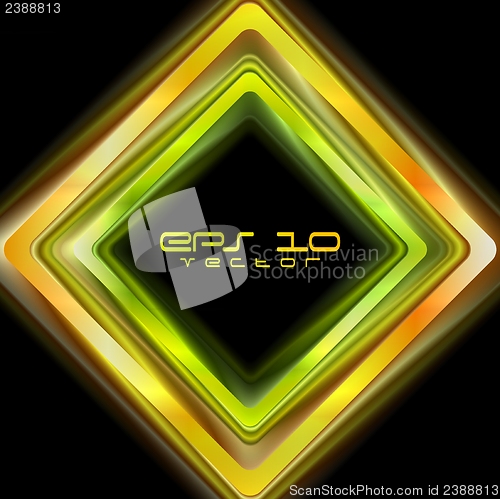 Image of Colourful abstract squares. Vector logo