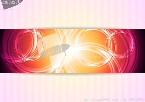 Image of Colourful business template with circles
