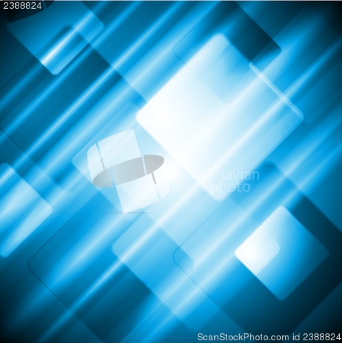 Image of Blue tech abstract design