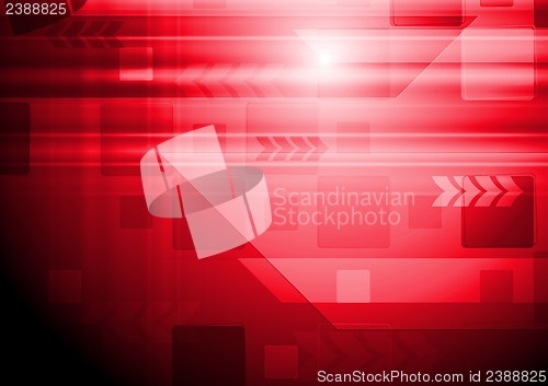 Image of Vector hi-tech background with arrows