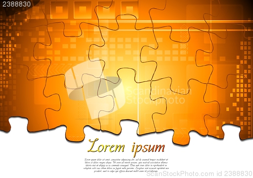 Image of Hi-tech modern vector background