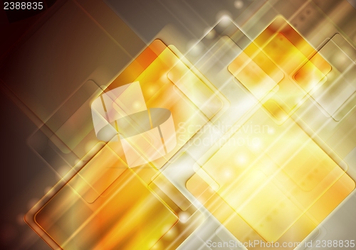 Image of Vector yellow technology design