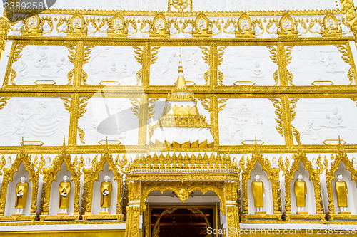 Image of Thai style art temple, Wat Phrathat Nong Bua in Ubon Ratchathani