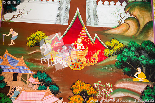 Image of UBONRATCHATHANI ,THAILAND - JULY 23 : Masterpiece of traditional