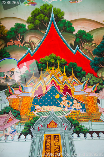 Image of UBONRATCHATHANI ,THAILAND - JULY 23 : Masterpiece of traditional