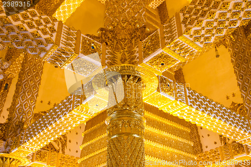 Image of Thai style art temple, Wat Phrathat Nong Bua in Ubon Ratchathani