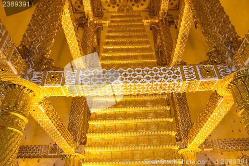 Image of Thai style art temple, Wat Phrathat Nong Bua in Ubon Ratchathani