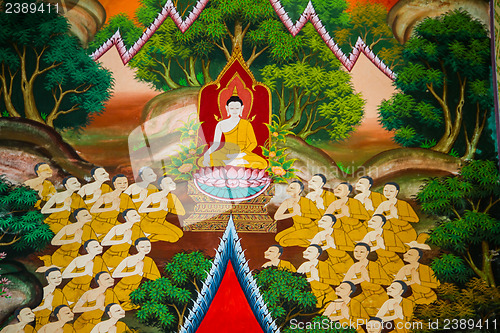 Image of UBONRATCHATHANI ,THAILAND - JULY 23 : Masterpiece of traditional