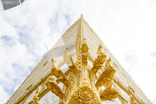 Image of Thai style art temple, Wat Phrathat Nong Bua in Ubon Ratchathani