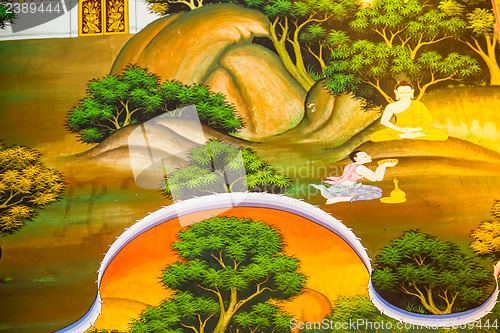 Image of UBONRATCHATHANI ,THAILAND - JULY 23 : Masterpiece of traditional