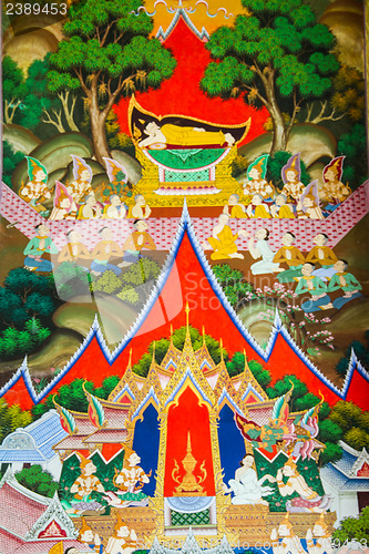 Image of UBONRATCHATHANI ,THAILAND - JULY 23 : Masterpiece of traditional