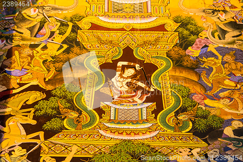 Image of UBONRATCHATHANI ,THAILAND - JULY 23 : Masterpiece of traditional