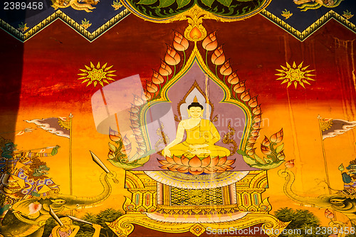 Image of UBONRATCHATHANI ,THAILAND - JULY 23 : Masterpiece of traditional