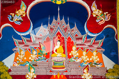 Image of UBONRATCHATHANI ,THAILAND - JULY 23 : Masterpiece of traditional