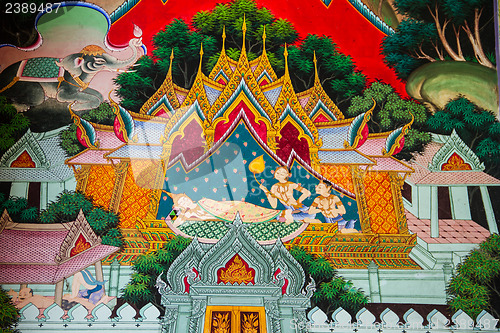 Image of UBONRATCHATHANI ,THAILAND - JULY 23 : Masterpiece of traditional