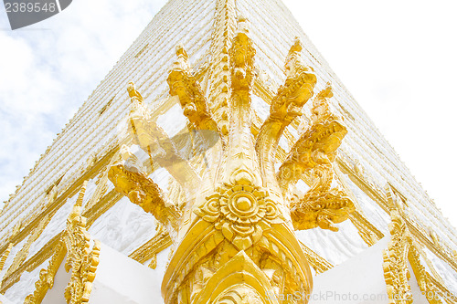 Image of Thai style art temple, Wat Phrathat Nong Bua in Ubon Ratchathani