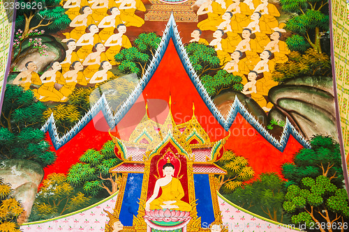 Image of UBONRATCHATHANI ,THAILAND - JULY 23 : Masterpiece of traditional