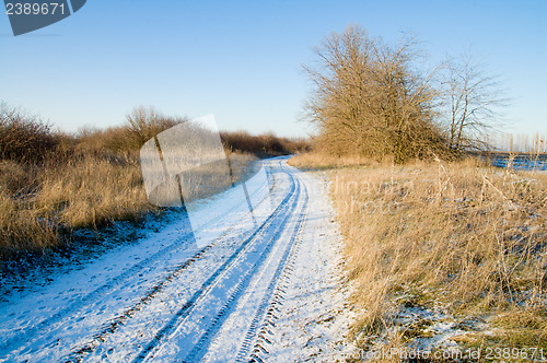 Image of road in winter