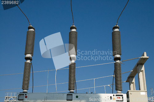 Image of high-voltage substation