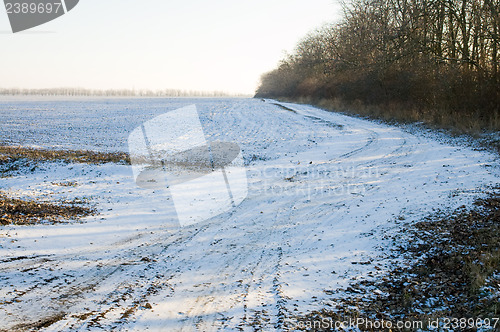 Image of road in winter