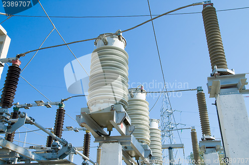 Image of high voltage station equipment