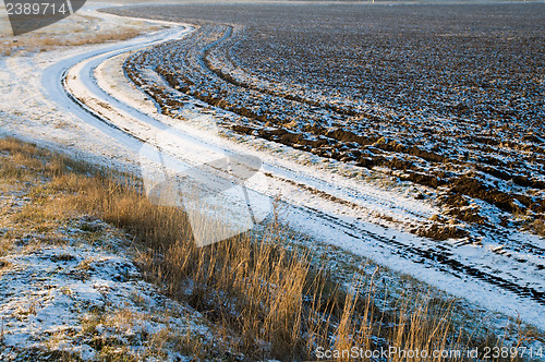 Image of snow road