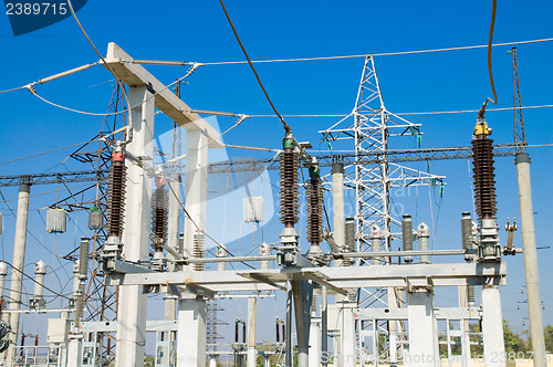 Image of high-voltage substation