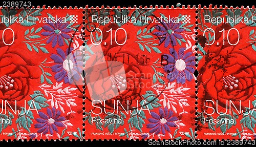 Image of Stamp printed by Croatia dedicated to town Sunja