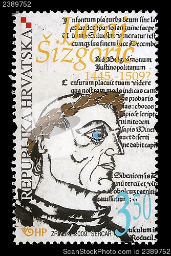 Image of Stamp printed by Croatia shows Juraj Sisgoric