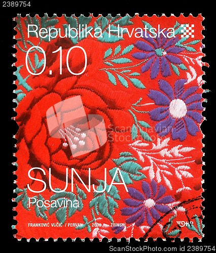 Image of Stamp printed by Croatia dedicated to town Sunja