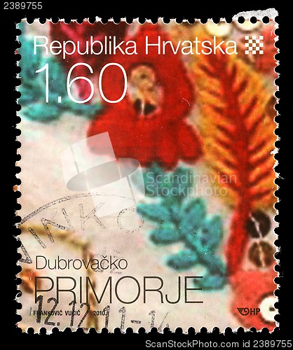 Image of Stamp printed by Croatia dedicated to Dubrovacko Primorje