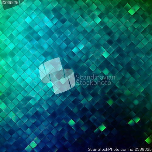 Image of Blue glitters on a soft blurred background. EPS 10