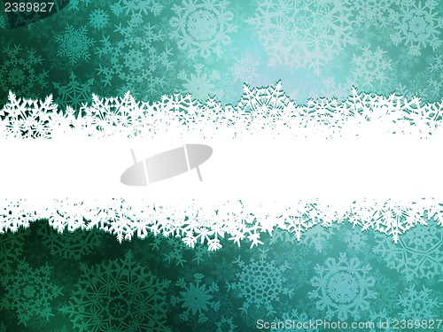 Image of Winter background with snowflakes. EPS 10