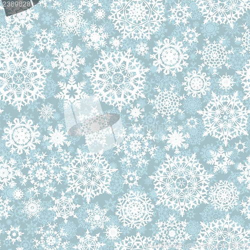 Image of Christmas seamless pattern snowflake. EPS 10