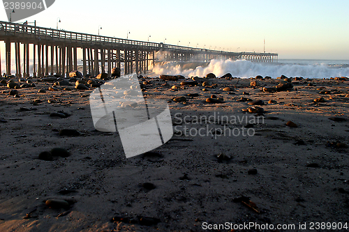 Image of Ventura Pier Sturm Wave