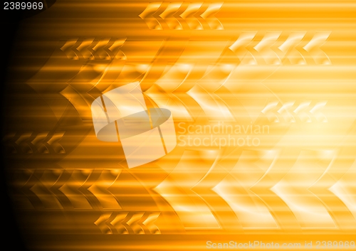 Image of Bright elegant hi-tech background with arrows
