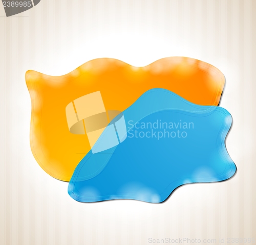 Image of Bright vector shiny shapes