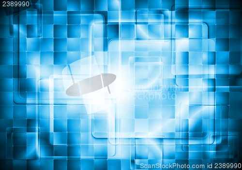 Image of Blue technology background