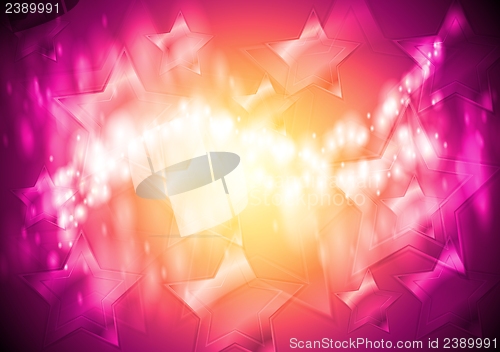 Image of Bright abstract stars background