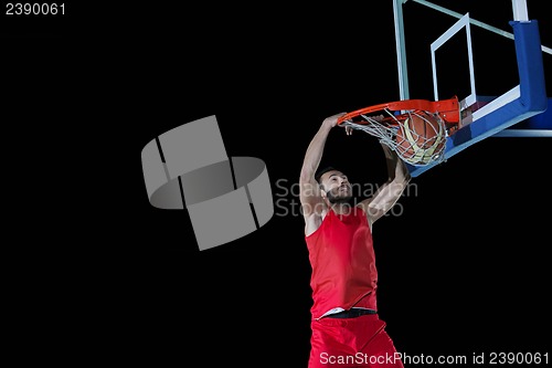 Image of basketball player in action