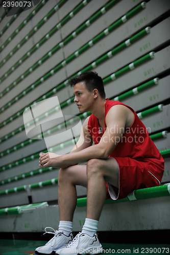 Image of Basketball player portrait