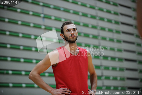 Image of Basketball player portrait